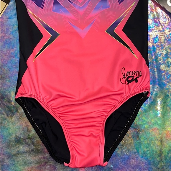 GK ELITE x SIMONE BILES Point of Sparkle Leotard - Picture 5 of 8